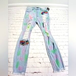 Plus Size Stretch Denim Skinny Jeans